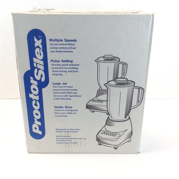 Proctor Silex Blend Master Blender 10 Speeds Ice Breaker 40oz./ 1.18L Glass Jar - Picture 5 of 10